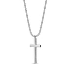 Black Diamond Cross Pendant