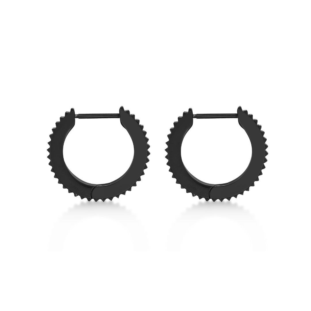 Textured Hoop Earrings