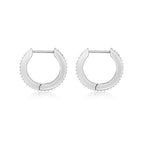Textured Hoop Earrings