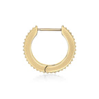 Textured Hoop Earrings