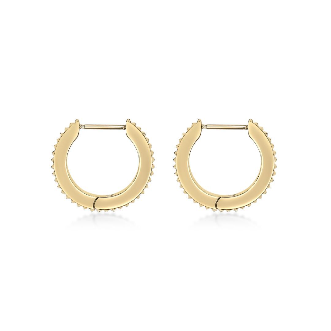 Textured Hoop Earrings