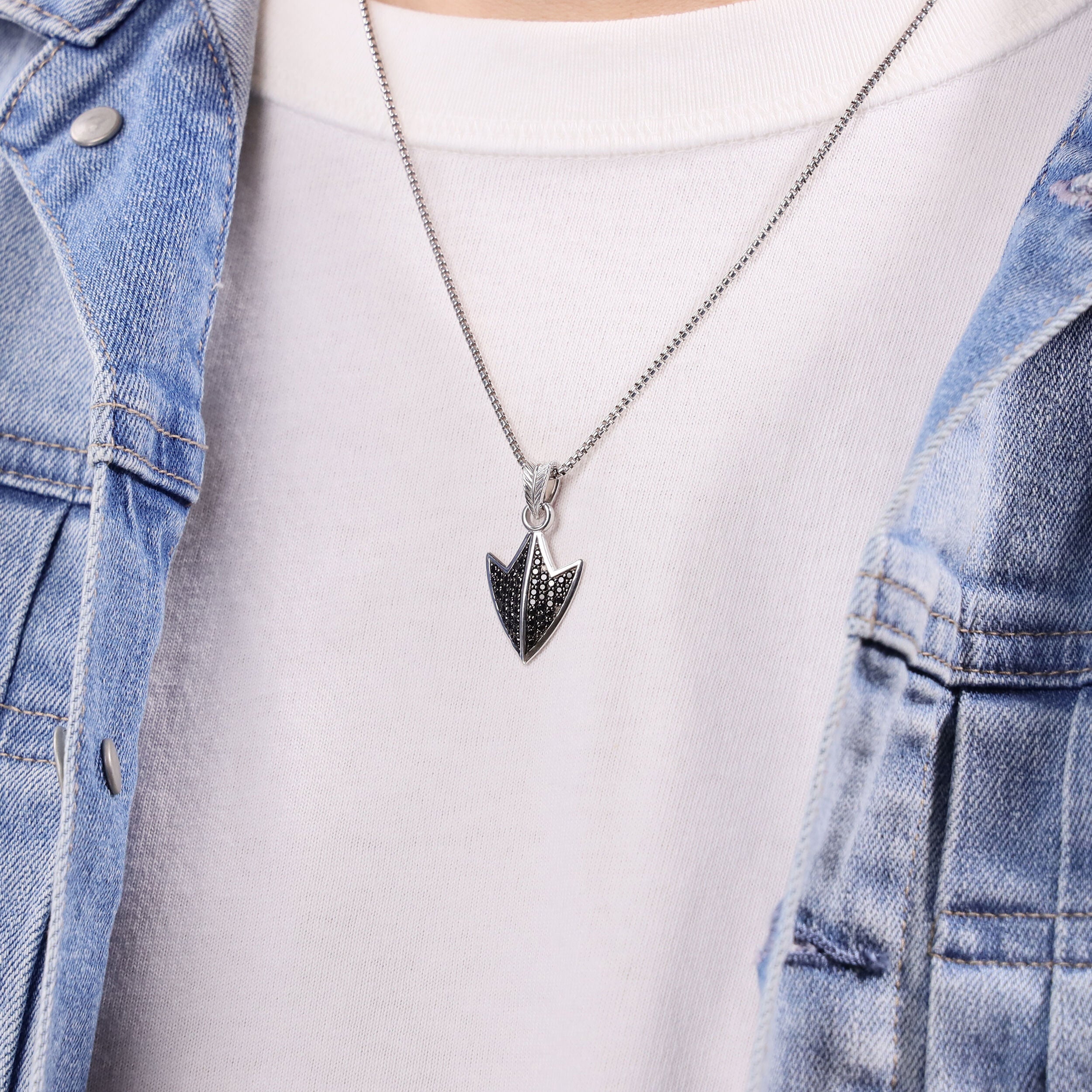 Sterling Silver Sheild Pendant