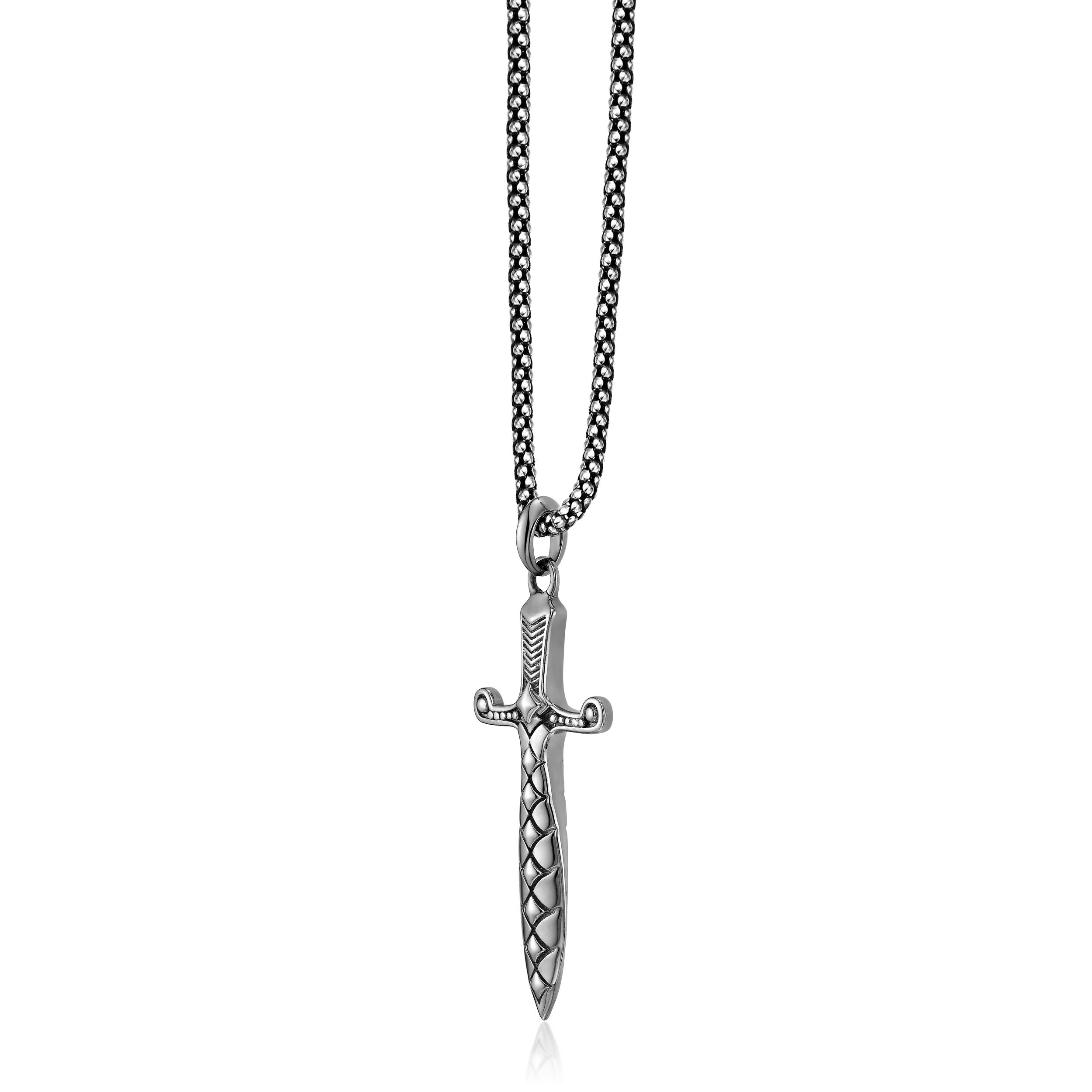 Sterling Silver Dagger Pendant