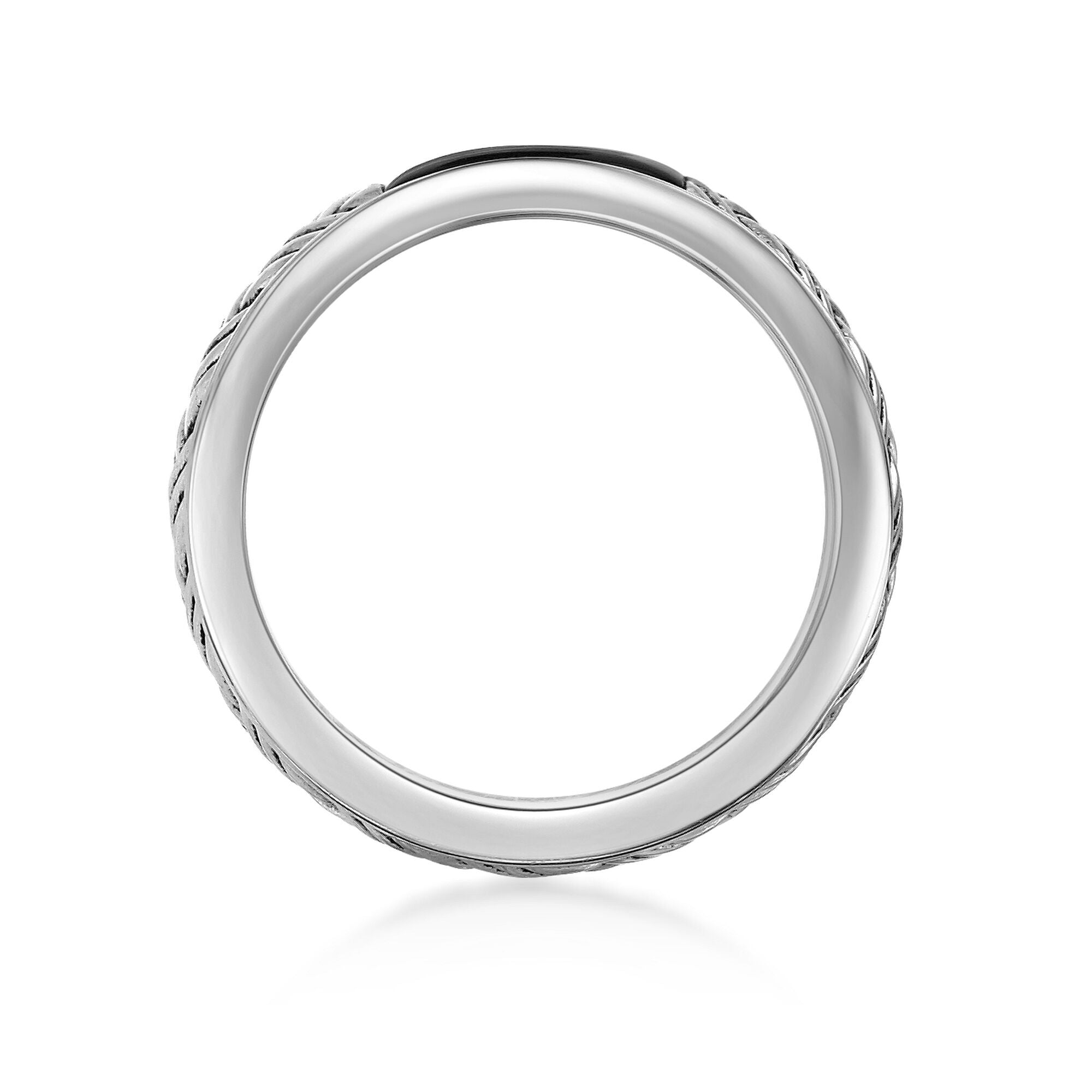 Sterling Silver Woven Band Ring