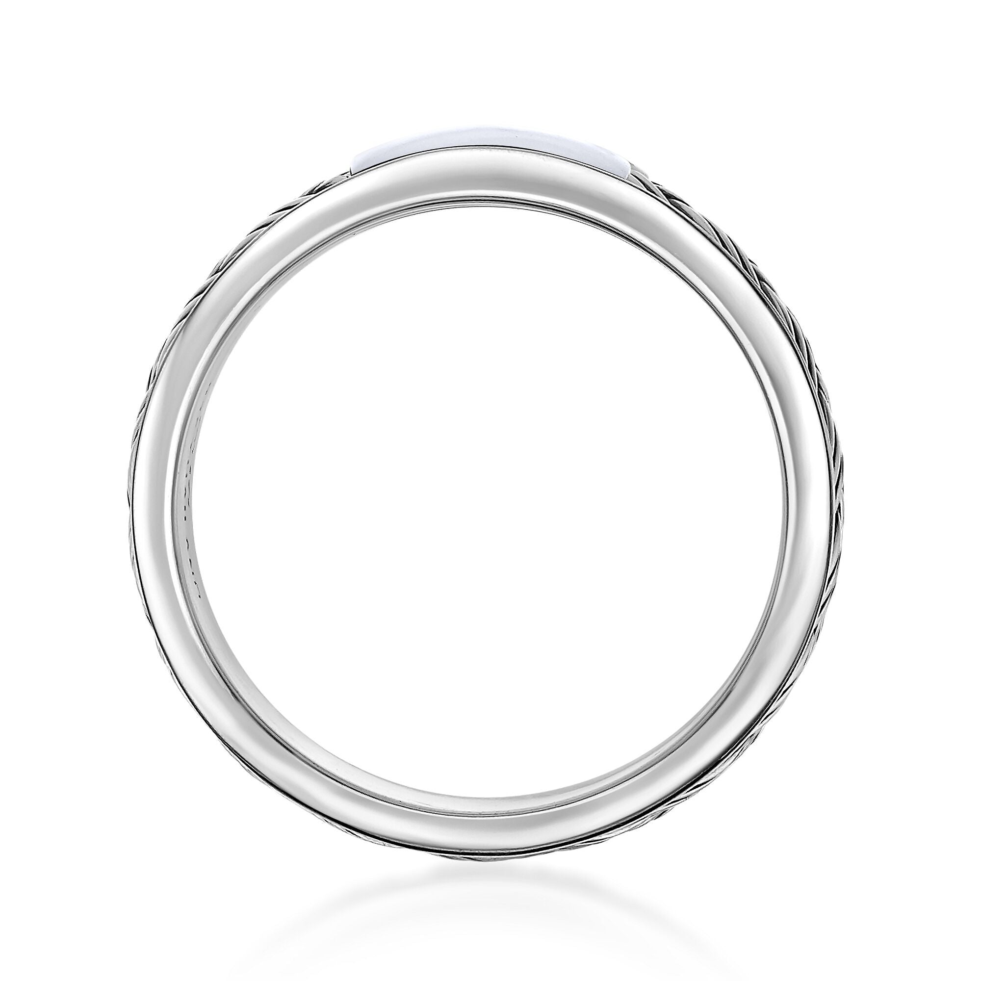 Sterling Silver Woven Band Ring
