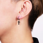 Cross Dangle Earrings