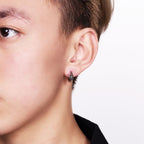 Skull Hoop Earrings