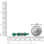 Malachite Beaded Natural Stone Adjustable Bracelet