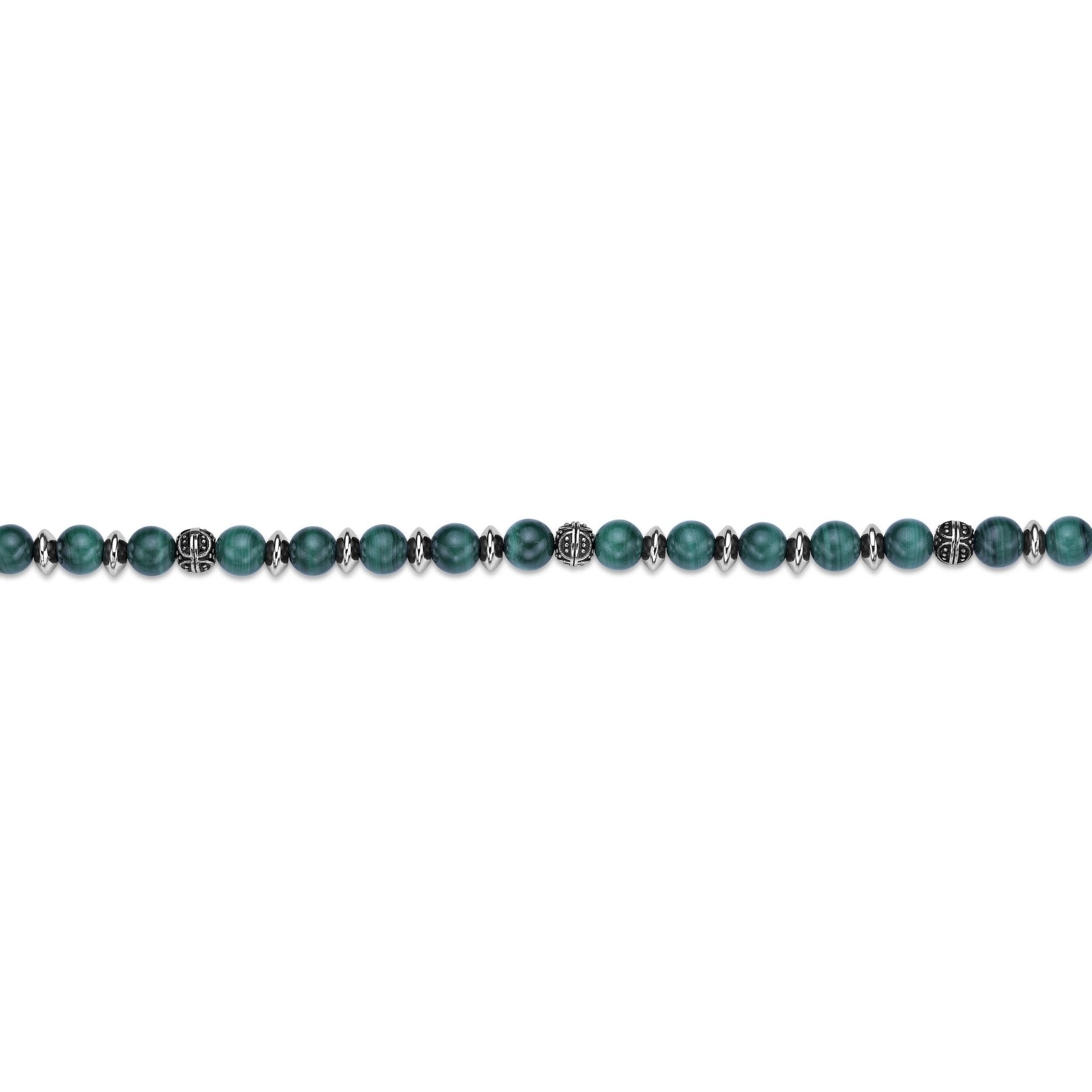 Malachite Beaded Natural Stone Bracelet