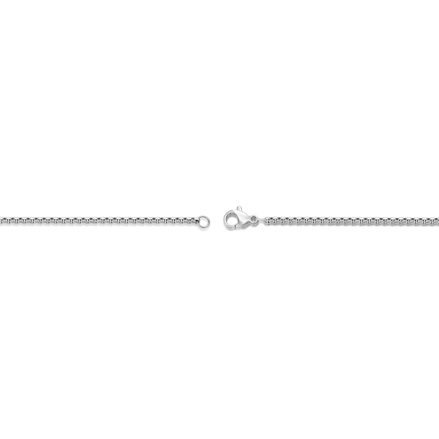 Ridged Cross Pendant in Stainless Steel