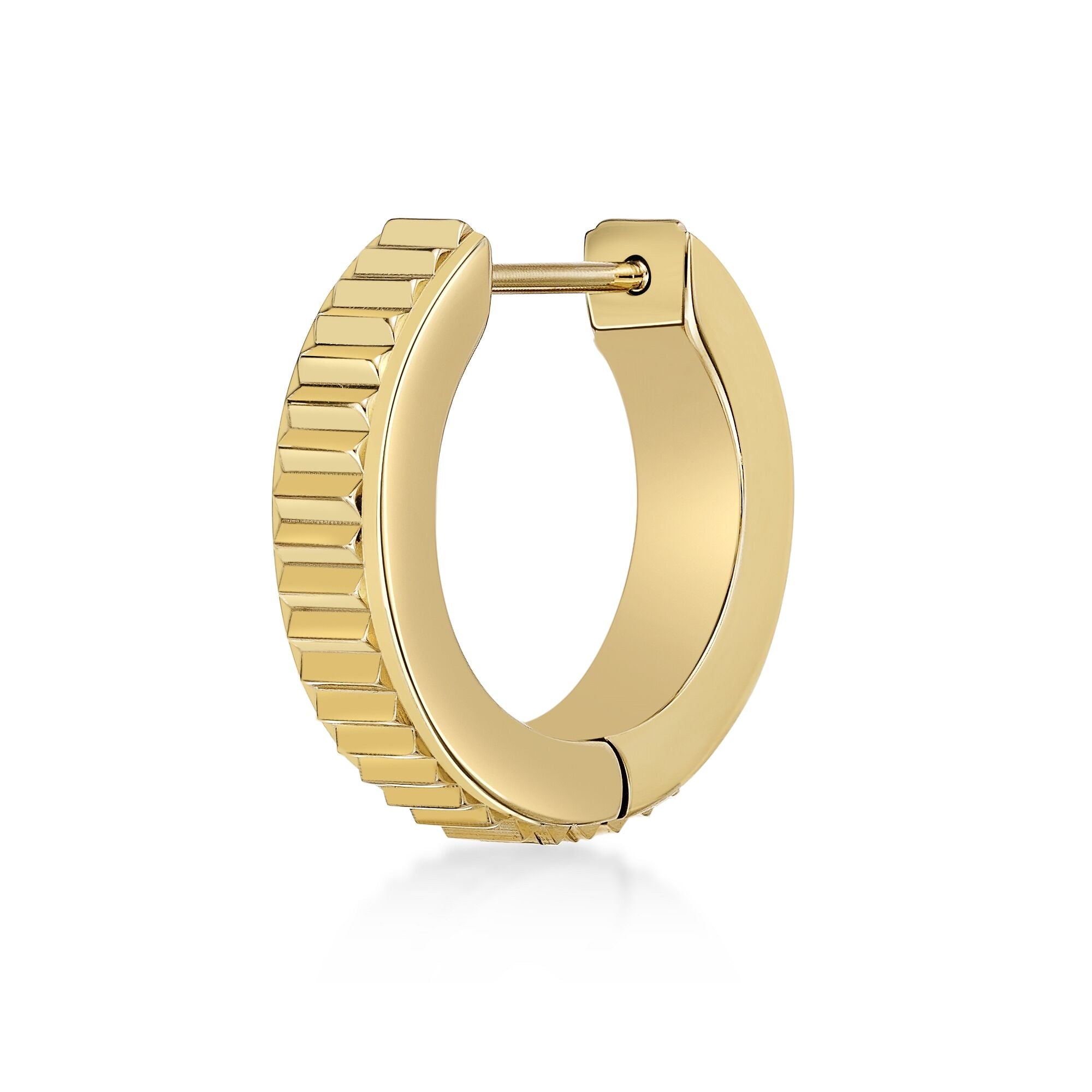 Textured Hoop Earrings