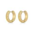 Textured Hoop Earrings