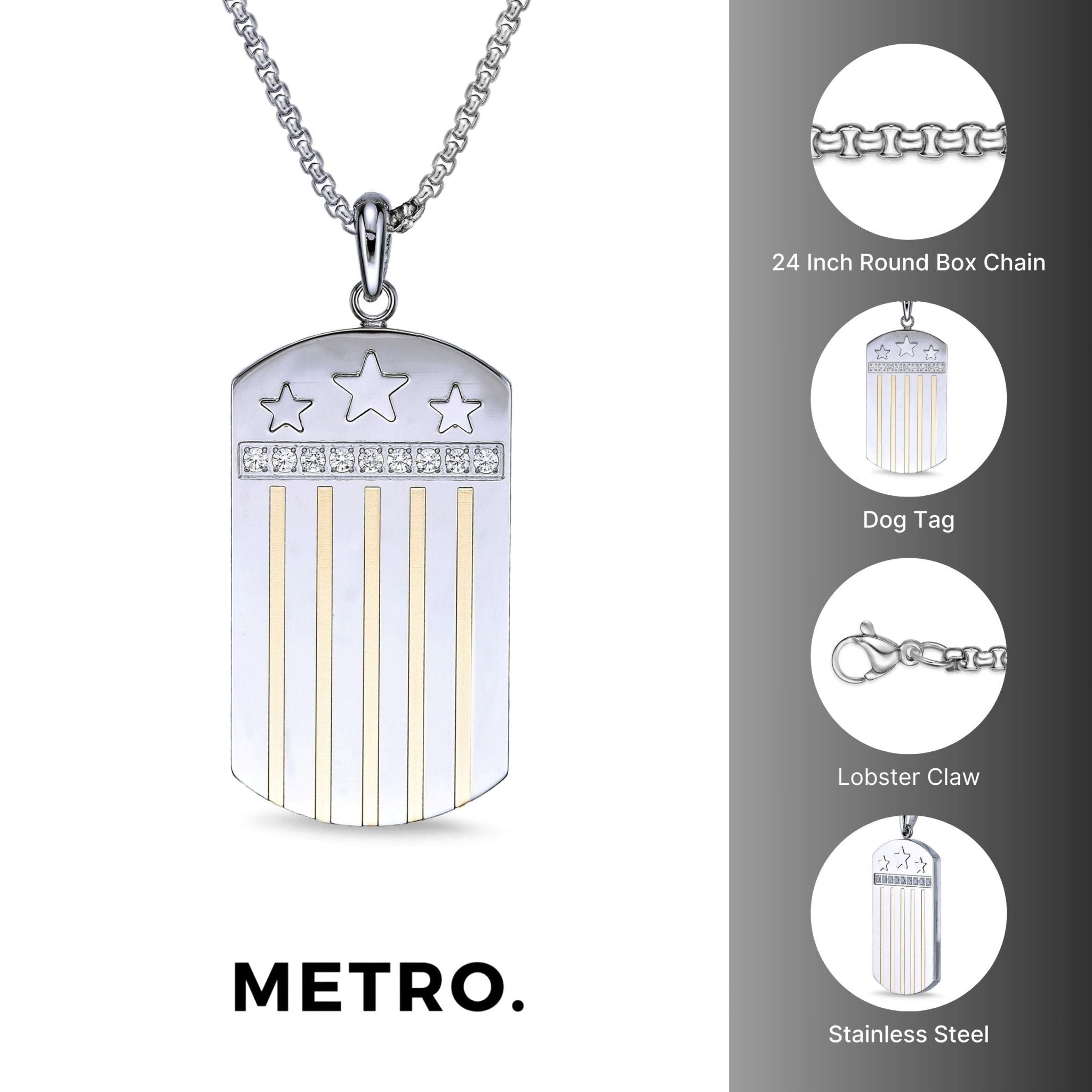 Patriotic Dog Tag