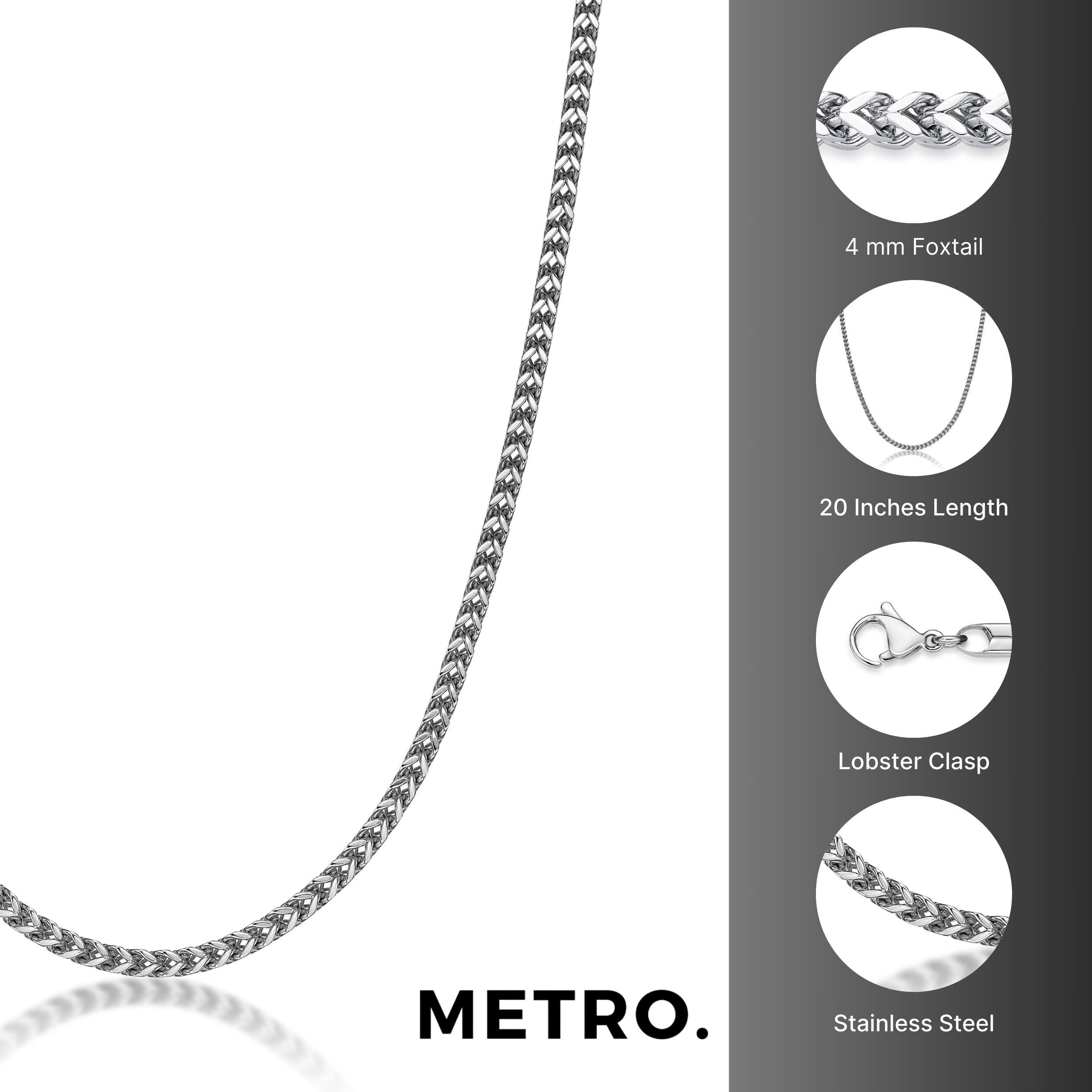 Thin Foxtail Chain Necklace