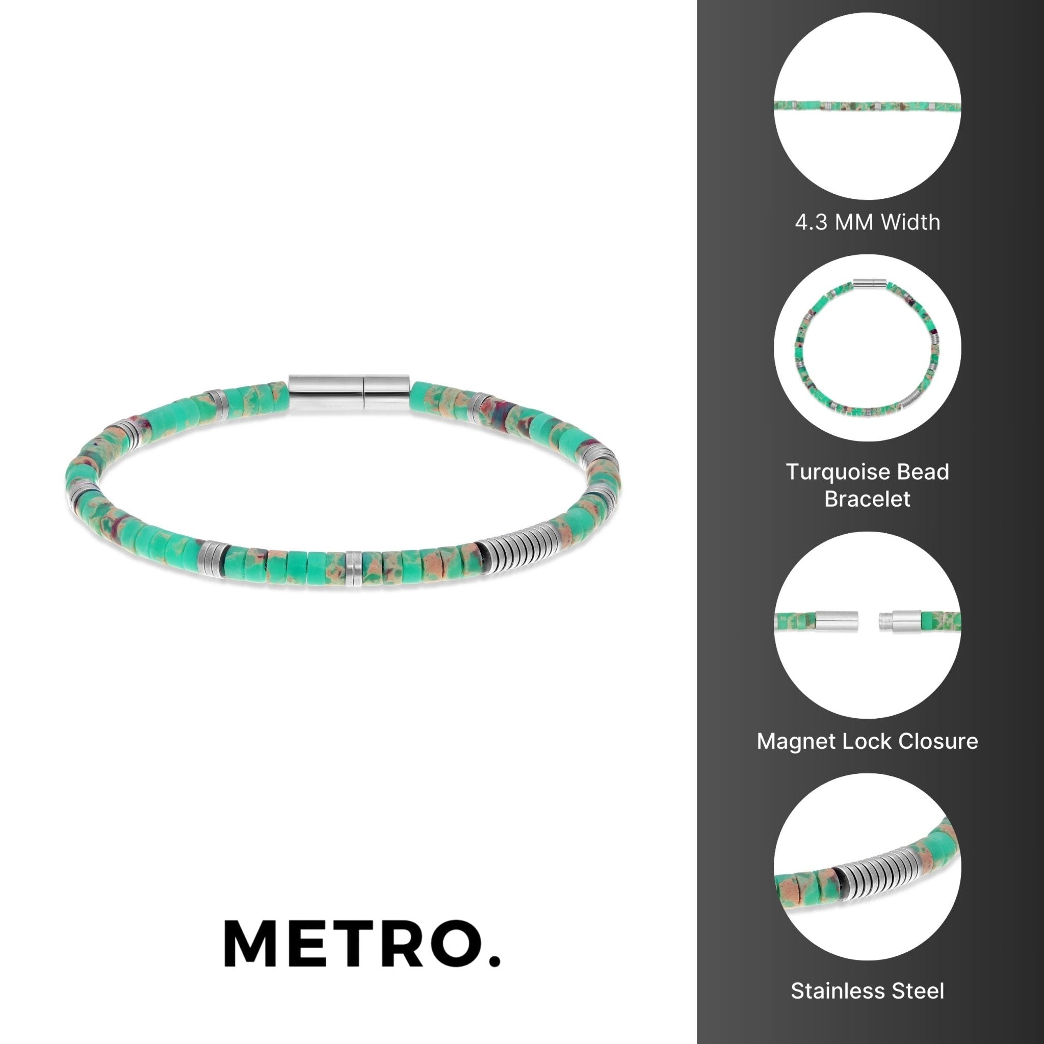 Green Agate Natural Stone Bracelet