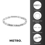 Howlite Beaded Natural Stone Bracelet