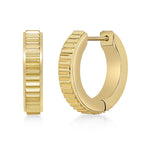 Textured Hoop Earrings