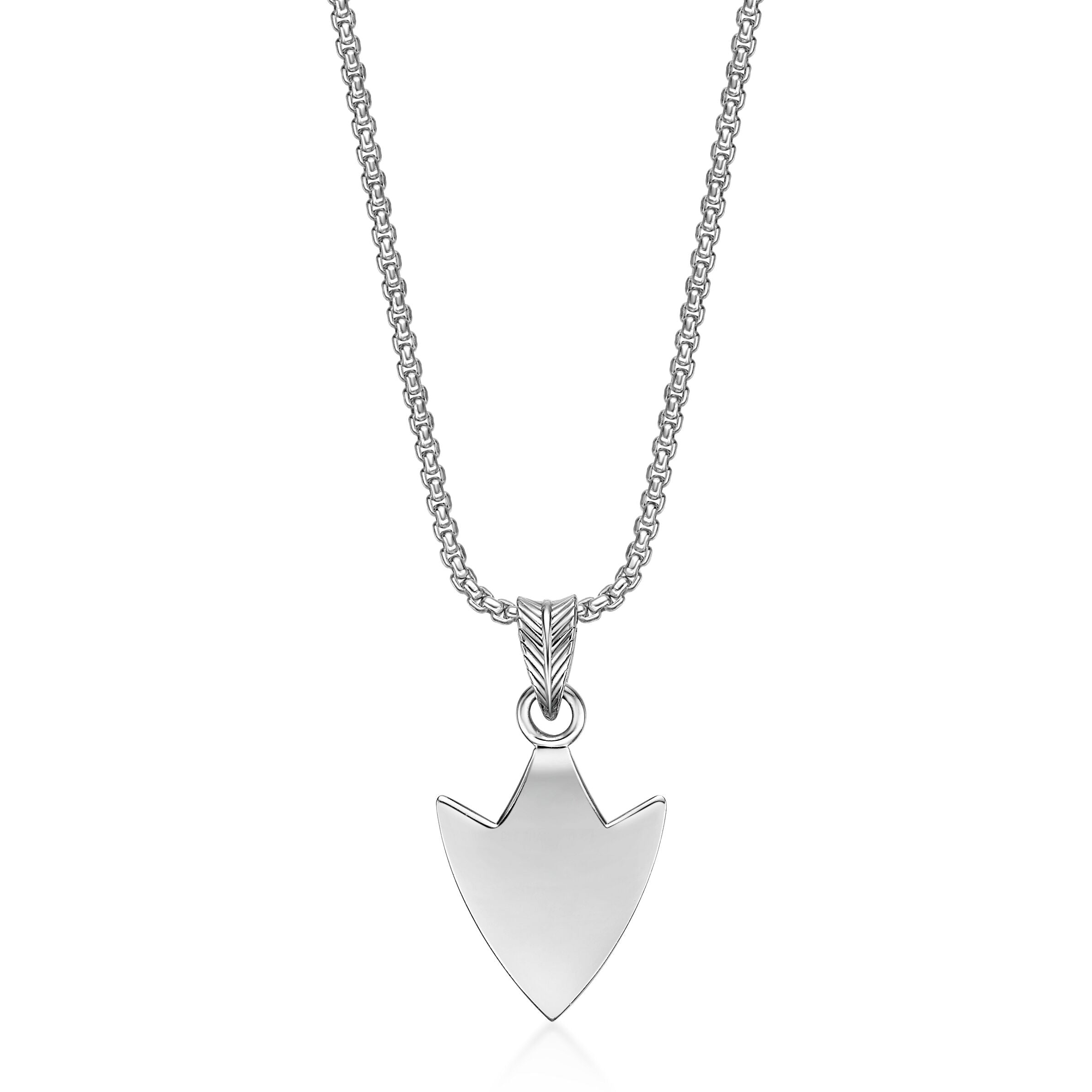 Sterling Silver Sheild Pendant
