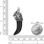 Sterling Silver Dragon's Tooth Pendant