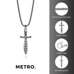 Sterling Silver Dagger Pendant