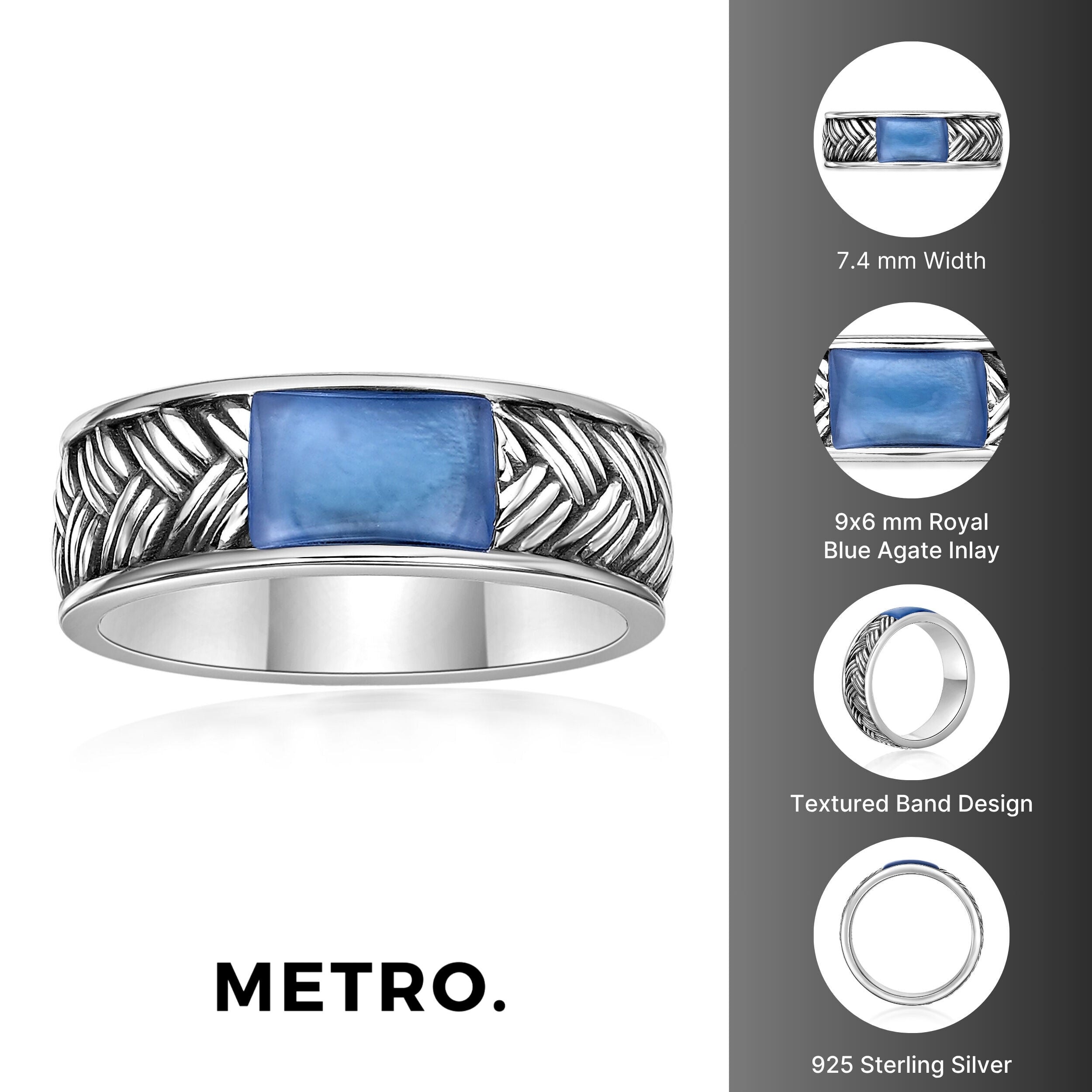 Sterling Silver Woven Band Ring