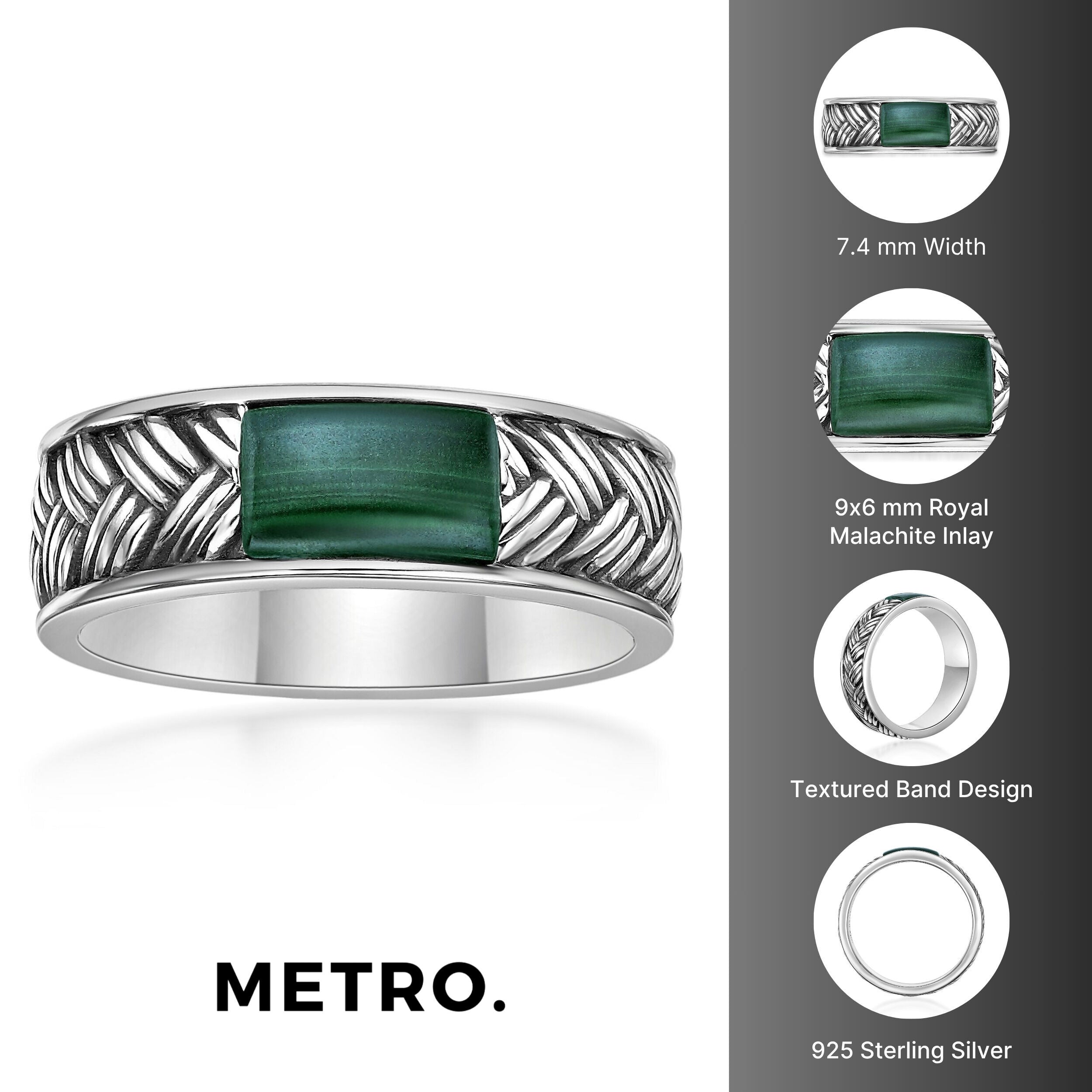 Sterling Silver Woven Band Ring