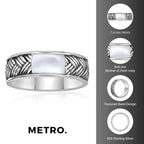 Sterling Silver Woven Band Ring