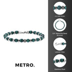 Malachite Beaded Natural Stone Bracelet