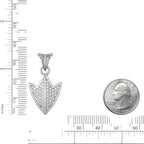 Sterling Silver Sheild Pendant