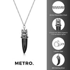 Sterling Silver Dragon's Tooth Pendant