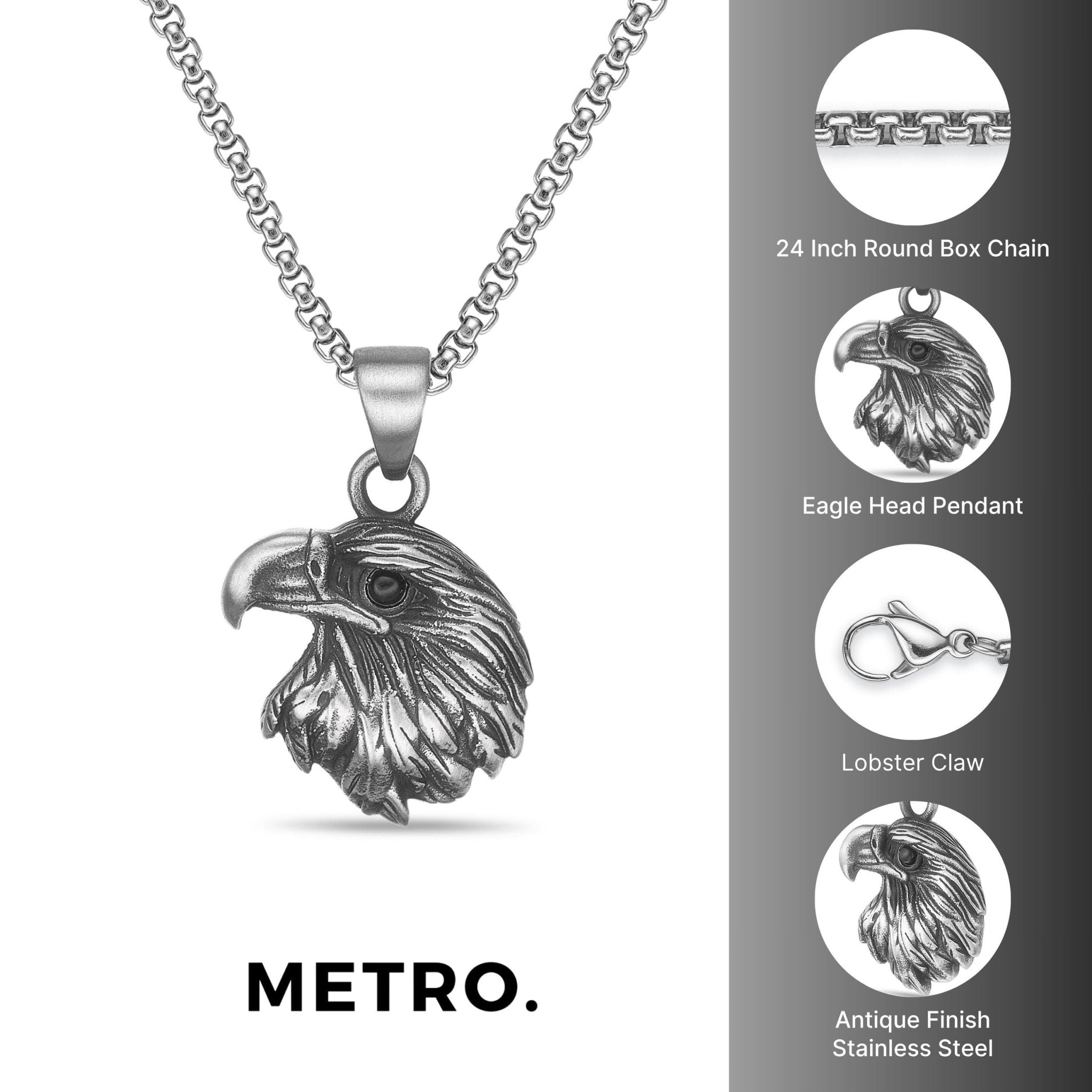 Eagle's Head Pendant