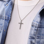 Black Diamond Cross Pendant
