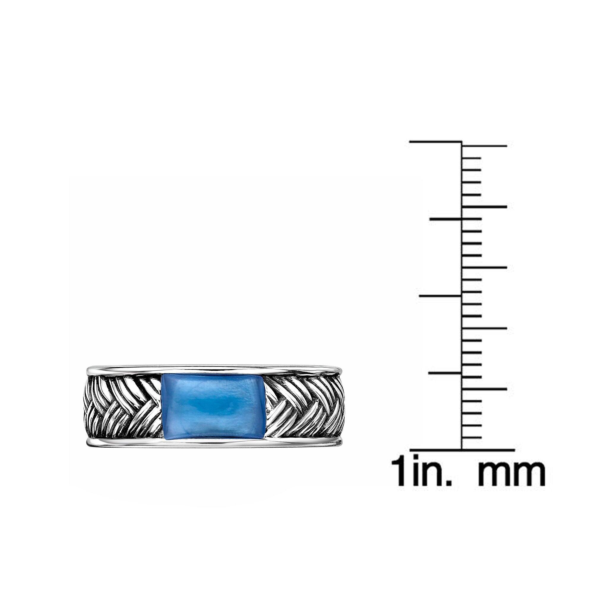 Sterling Silver Woven Band Ring
