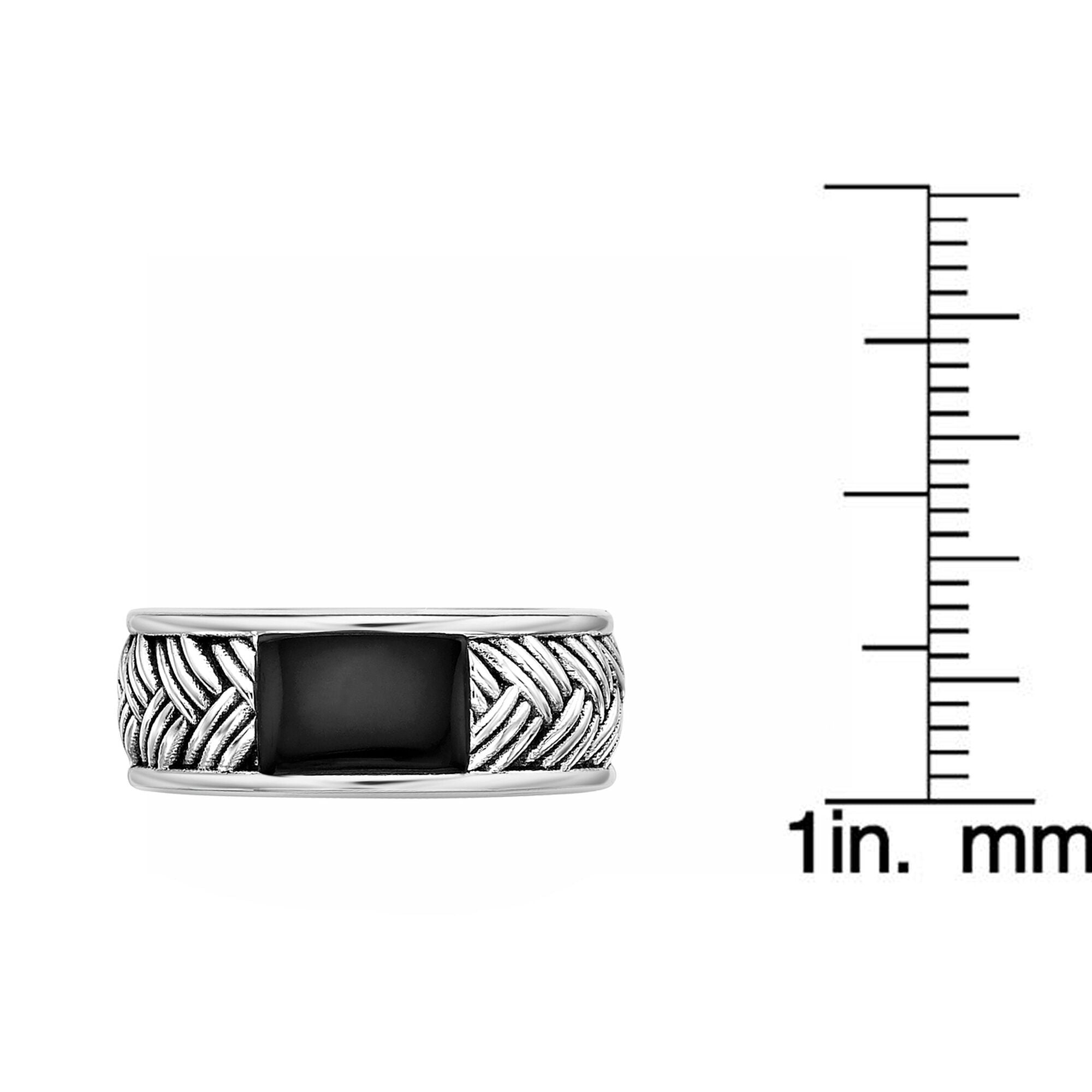 Sterling Silver Woven Band Ring