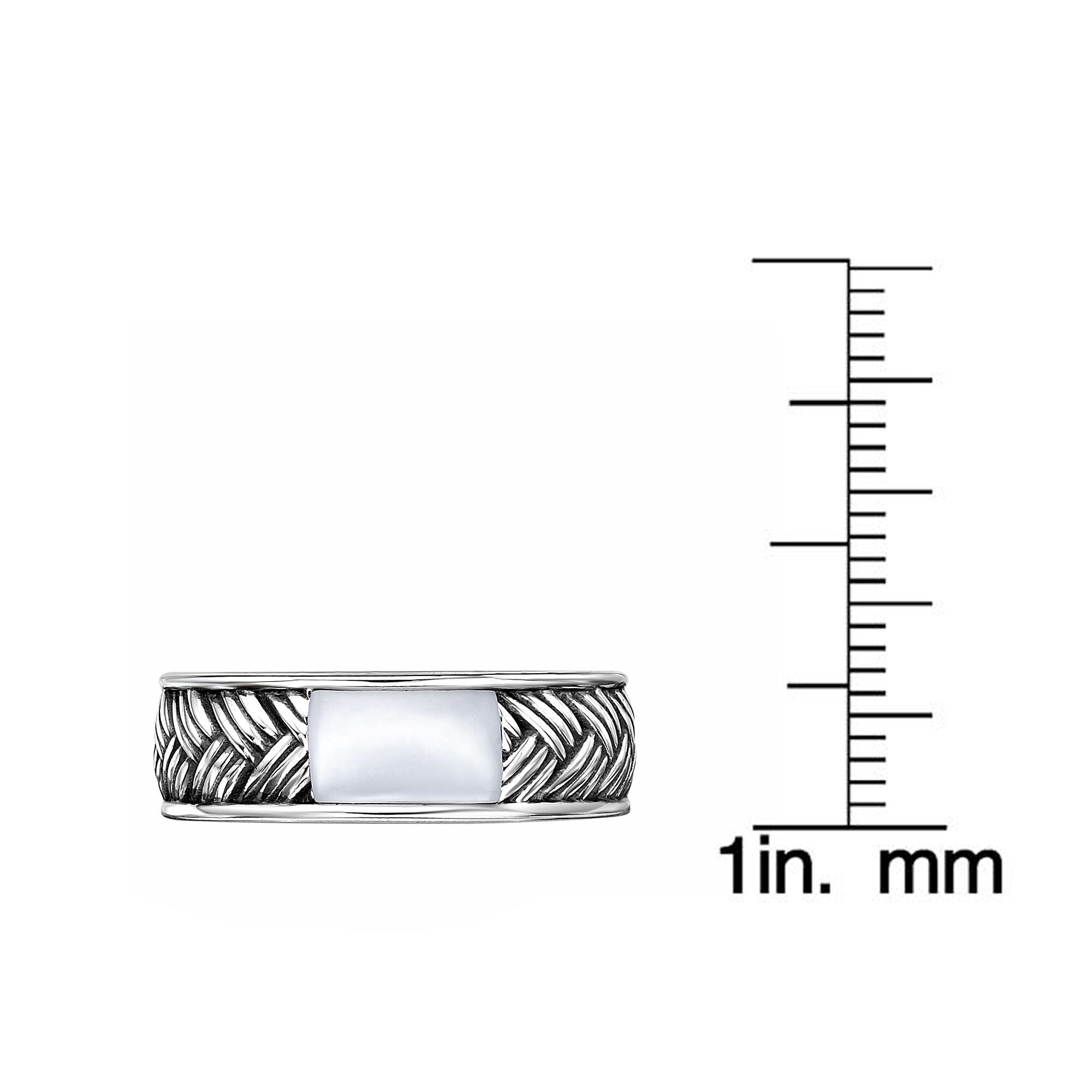 Sterling Silver Woven Band Ring