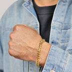 Thick Foxtail Chain Bracelet