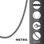 Thin Chain in Black Ion Plated Stainless Steel