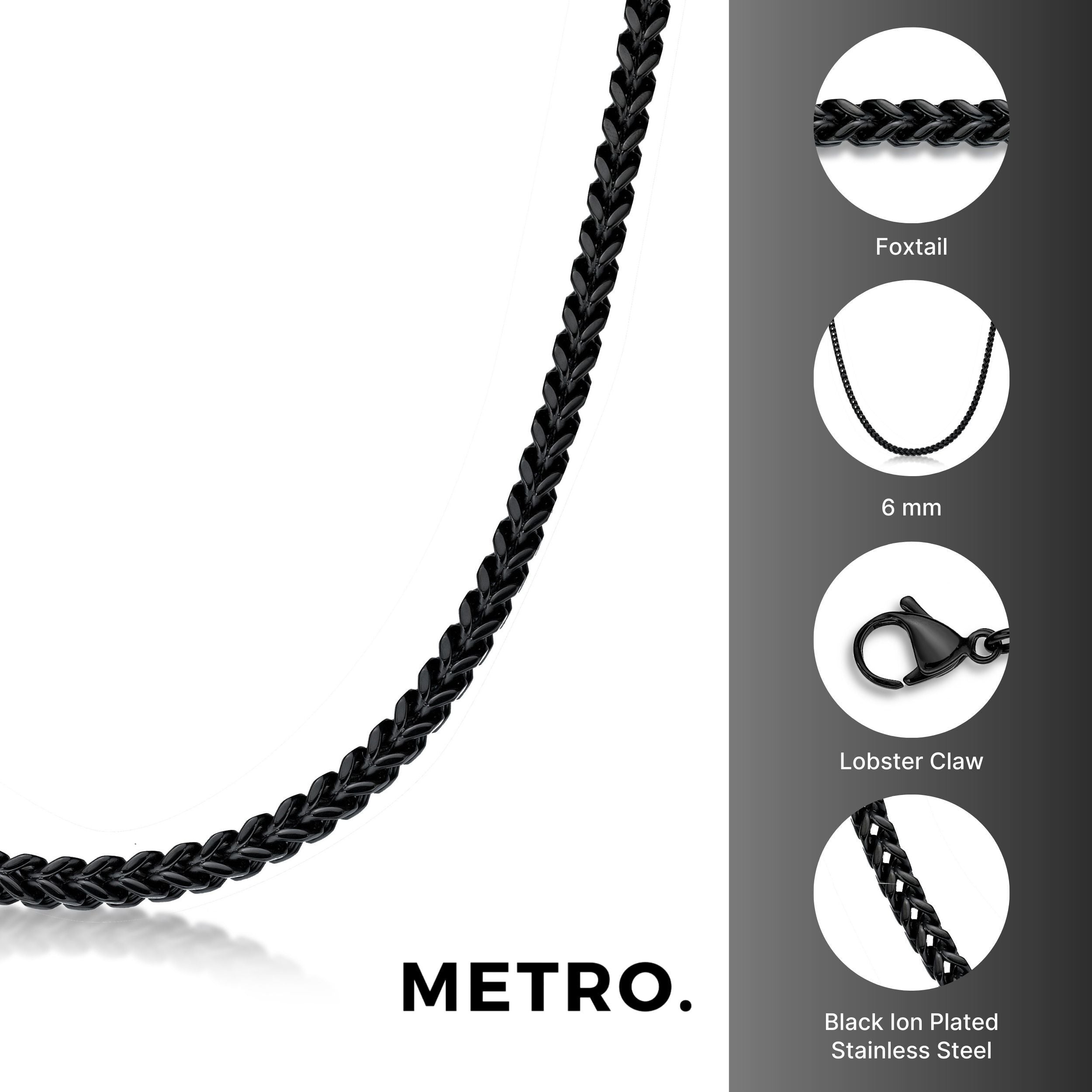 Thick Foxtail Chain Necklace