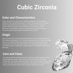 Round Cubic Zirconia Stud Earrings
