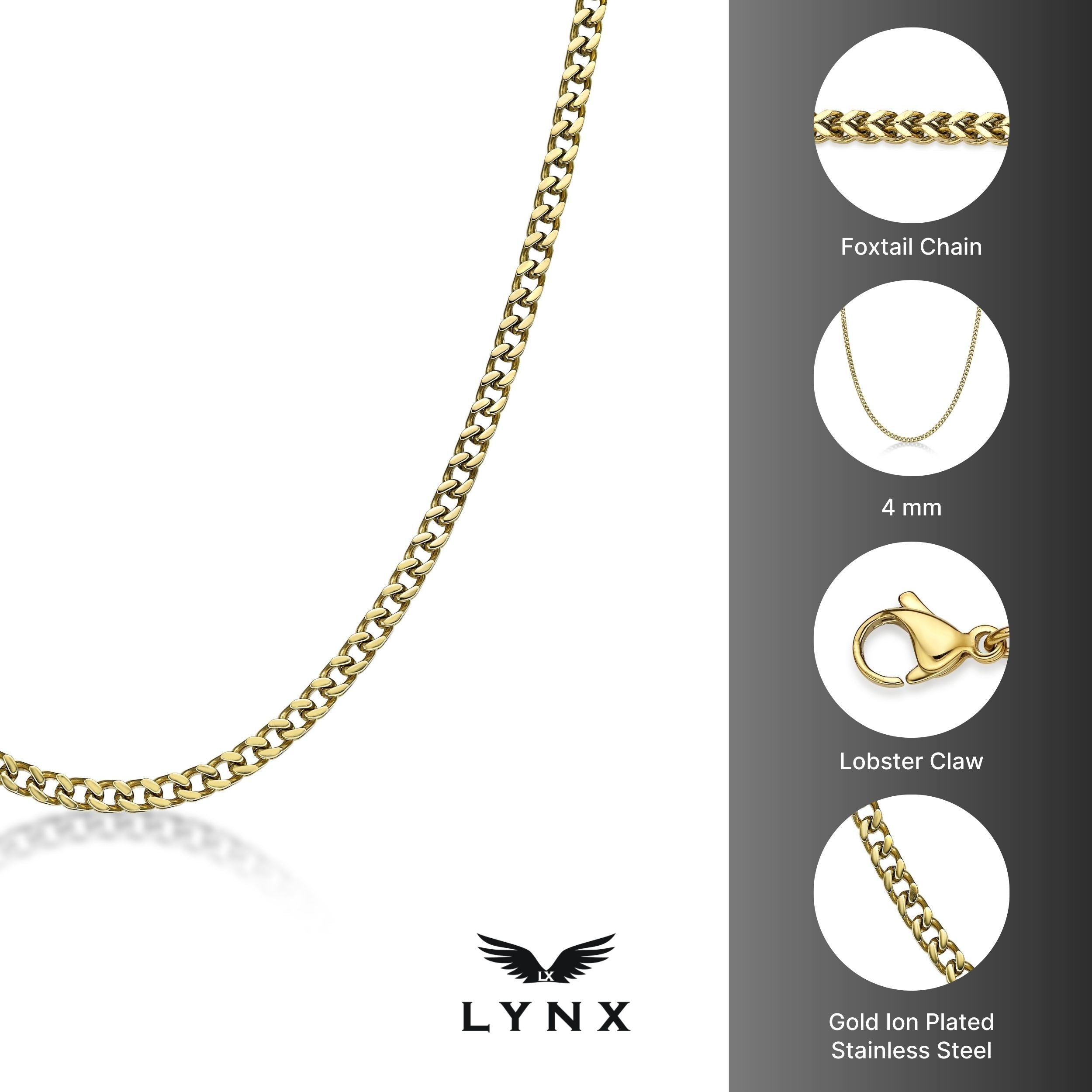 Thin Foxtail Chain Necklace