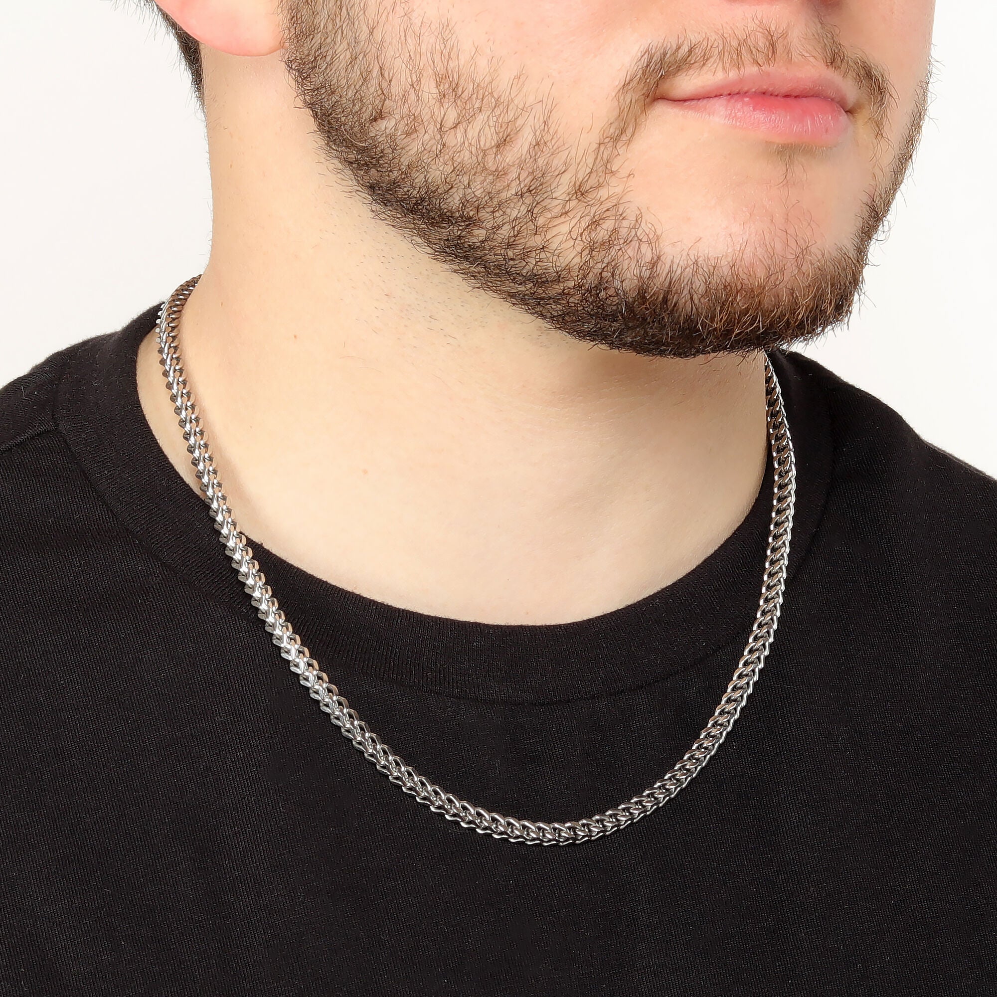 Thick Foxtail Chain Necklace