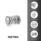Hexagon Stud Earrings