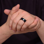 Blue Stripe Ring