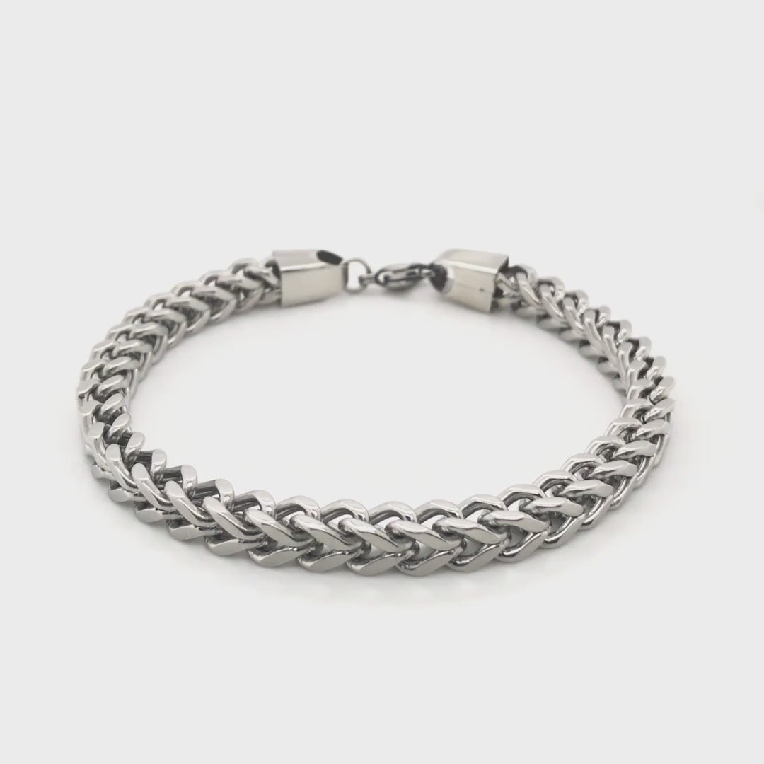 Thick Foxtail Chain Bracelet