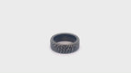 Antique Black Hammered Ring