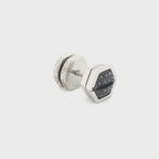 Hexagon Diamond Stud Earrings