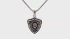 Lion's Head Shield Pendant