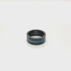 Blue Stripe Ring
