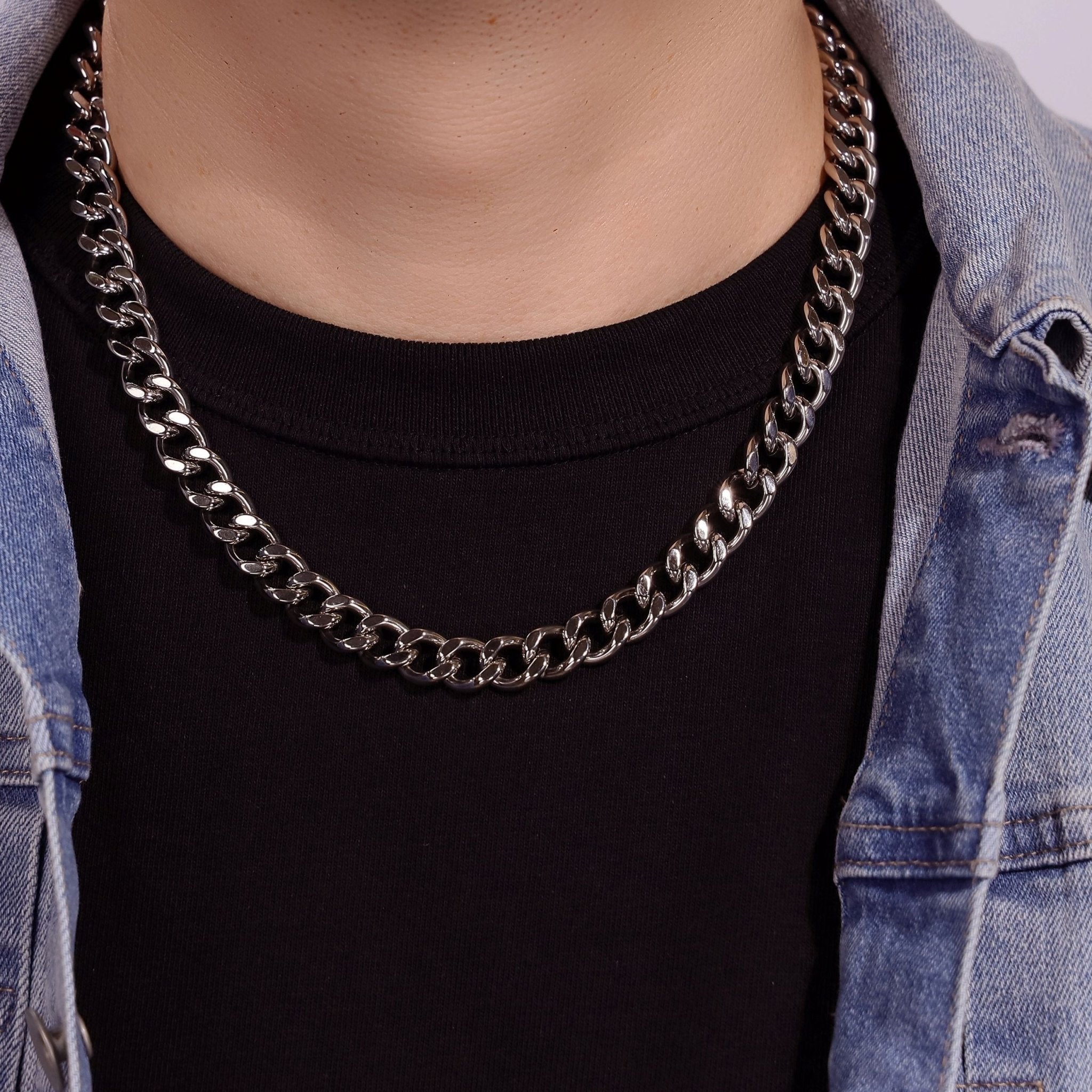 Thick Curb Chain Necklace
