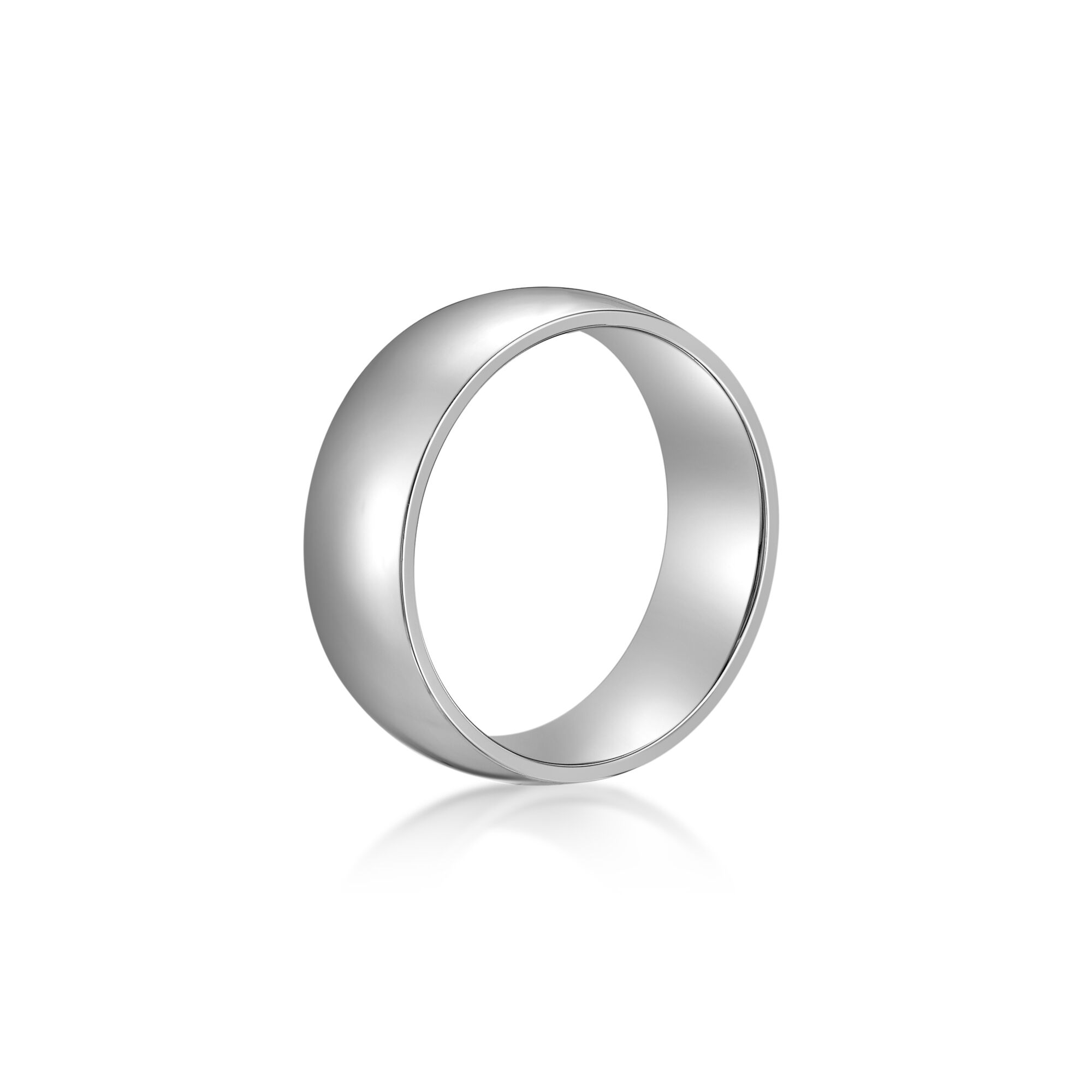 Silver Plain Ring For Men/Women Girls & Boys Stainless Steel Ring